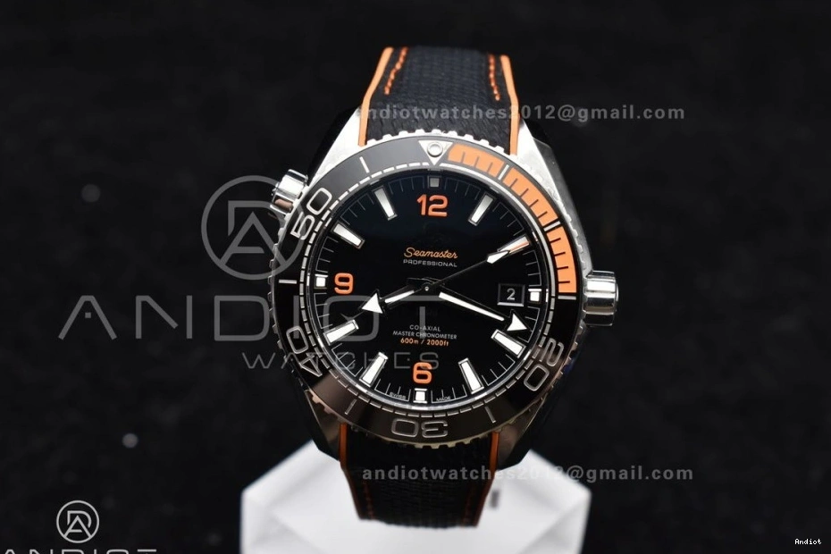 Edition Orange Strap on 43.5mm Dial VSF V2 Clone Super A8900 Planet Nylon Best Bezel 1:1 SS Black Ocean Black 1229